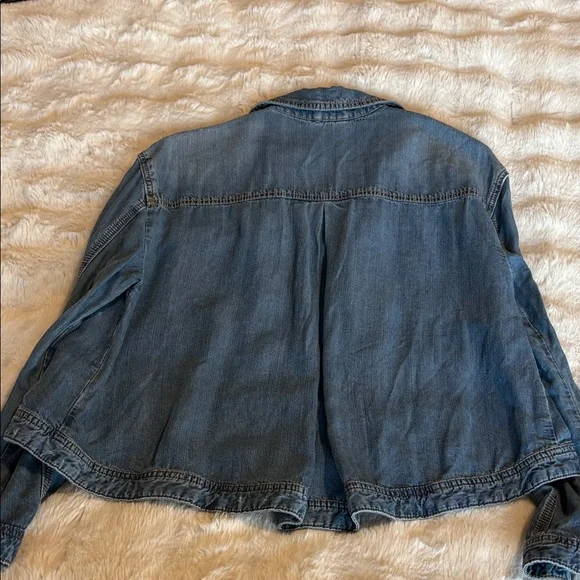 Free People Classic Blue Denim Jacket - Picture 3 of 7